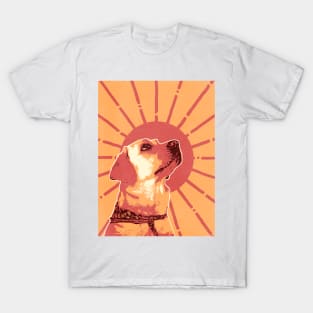 Dog Retro Illustration T-Shirt